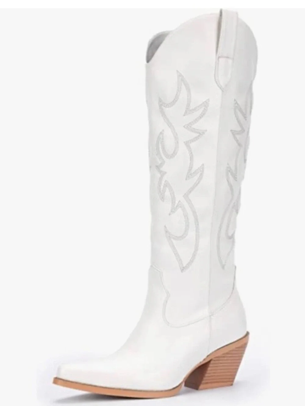 Amazon White Knee High Size 7 cowboy boots - Worn Once